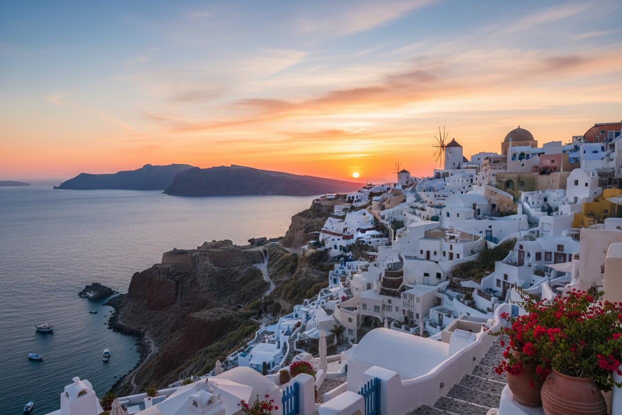 Santorini, Řecko
